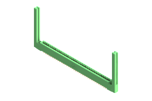 337-074-556-258 - EDAC Card Edge Connector